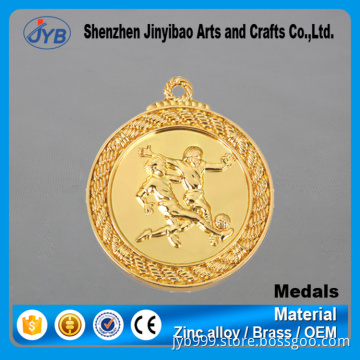 Gold plated sports medals and football medals low price